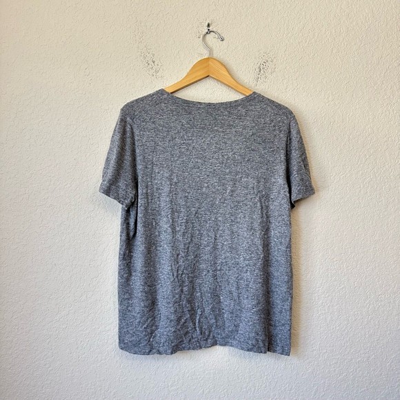 JENNI KAYNE Everyday Tee T-Shirt in Grey Recycled Polyamide - Picture 5 of 8